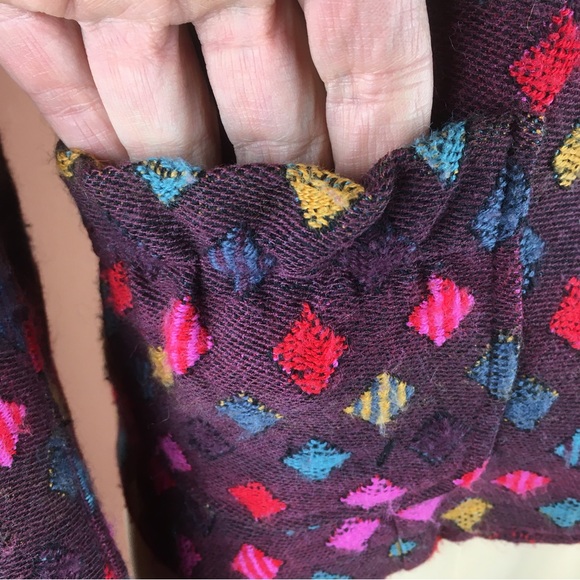 Etro Colorful Textured Wool Blend Blazer - Small - Picture 6 of 16